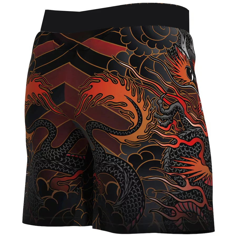 2025 جديد UFC سراويل الملاكمة TOPURA الصيف تنفس المتطرفة الرياضة شورتات للبحر ثلاثية الأبعاد الرجال والنساء الشارع السراويل الكبيرة غير رسمية #2