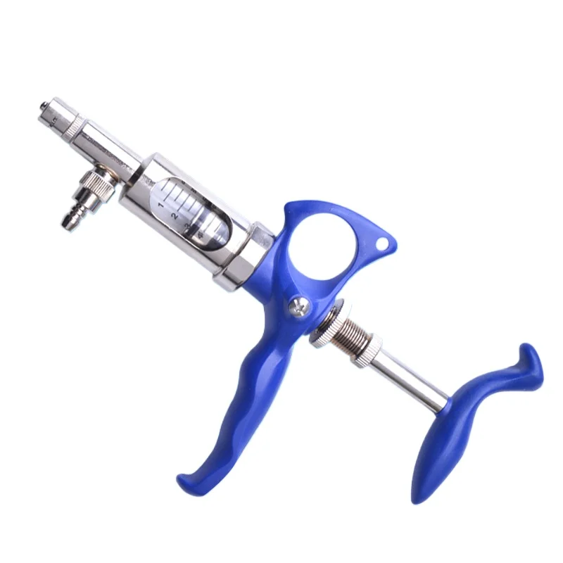 Pinnong Instrument 126 1-5 ml Adjustable Continuous Injector for Pig, Rabbit and Sheep Vaccines