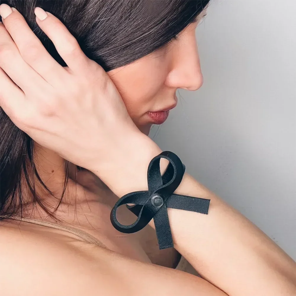 GUUOAT New Adult Toys Leather Bow Tie Women's Back Cuff Binding and Training Binding SM Alternative Toy Body Adult Products 2024