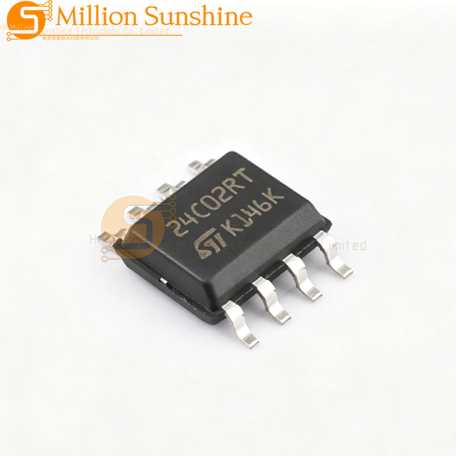 20pcs M24C02-DRMN3TP/K SO-8 I2C 2Kbit 1MHz EEPROM Memory Chip New Original