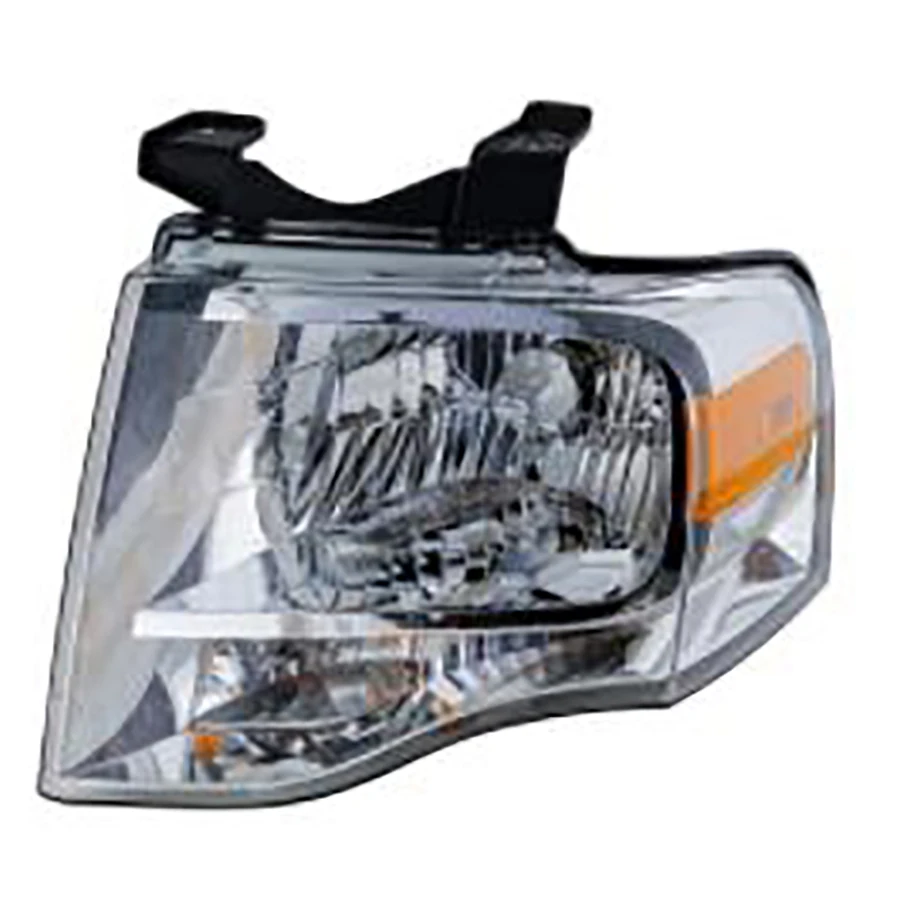 لمصابيح السيارة الأمامية لسيارة FORD Expedition(2007-2014) (خلفية بيضاء بنمط أصفر) OE 7L1Z-13008-AB /7L1Z-13008-BB