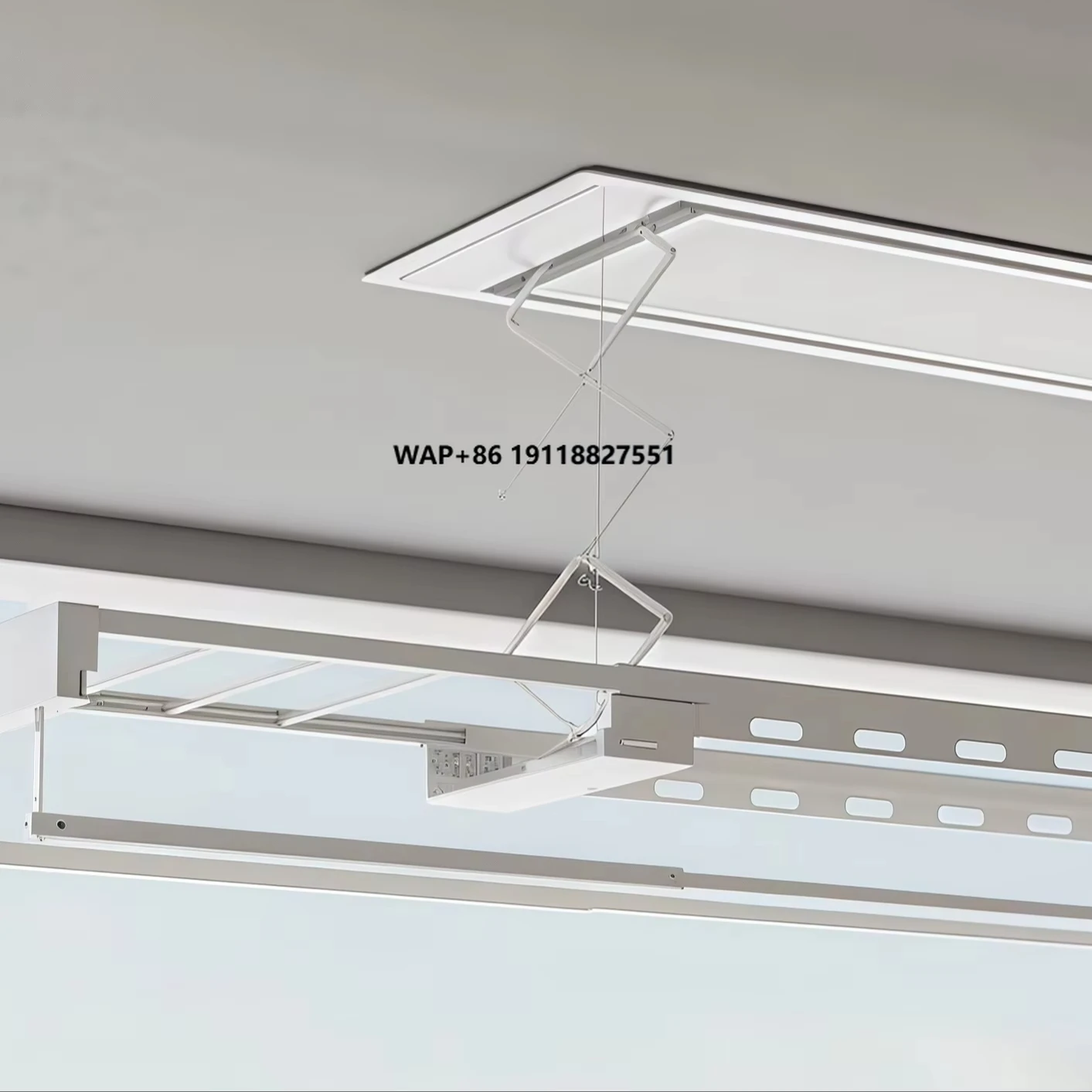 

Remote Control Smart Automatic Electric Heating Ceiling-Mounted Laundry Hanging Rack