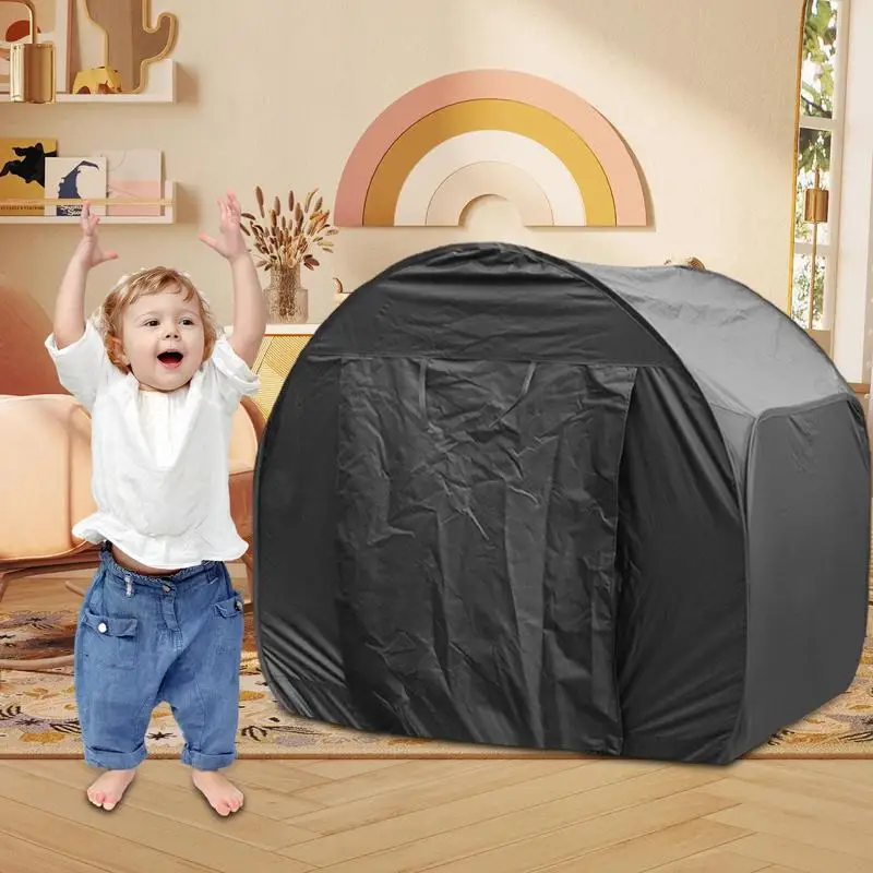 Black Out Sensory Tents Foldable Spacious Indoor Outdoor Fun Den Playhouse Toys Portable Children Tent Play House For Kids