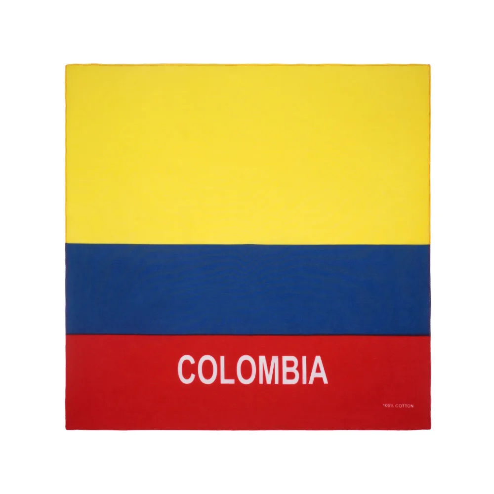 100% Katoen Bandana Jamaica Haiti Dominica Barbados St. Kitts Guyana Nationale Vlaggen Punk Sjaal Rijden Hoofdband Dansende Haarband