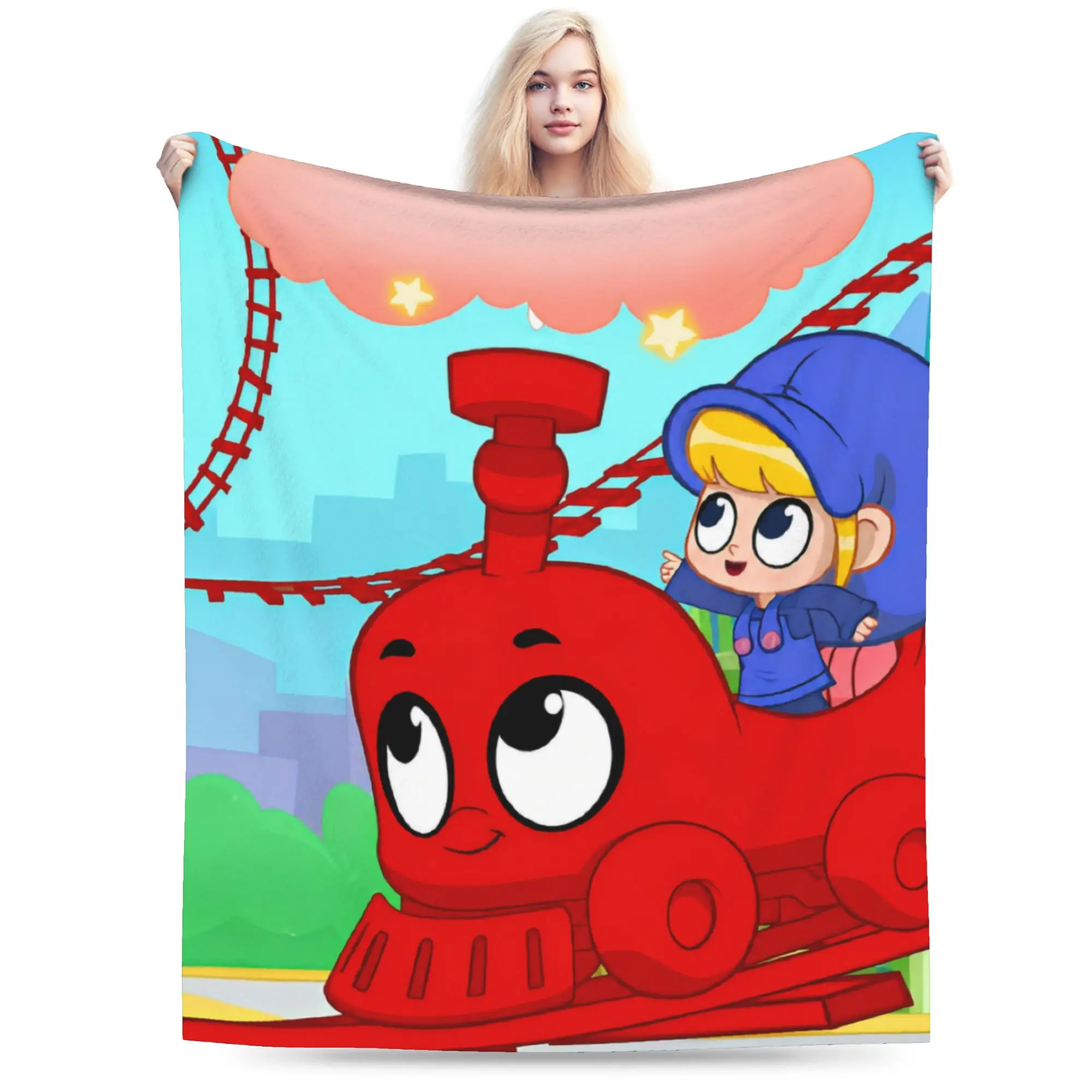 My Magic Pet Morphles Blanket Warm Cozy Fluffy  Throw Blankets for Sofa 50x60 Inch Multi-size Bedspread