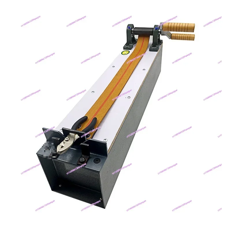 Máquina de placa de tracción de líneas doradas y plateadas para dibujar joyas, cinturón artesanal de alambre dorado, herramientas de agitación manual, equipo para hacer tubos huecos