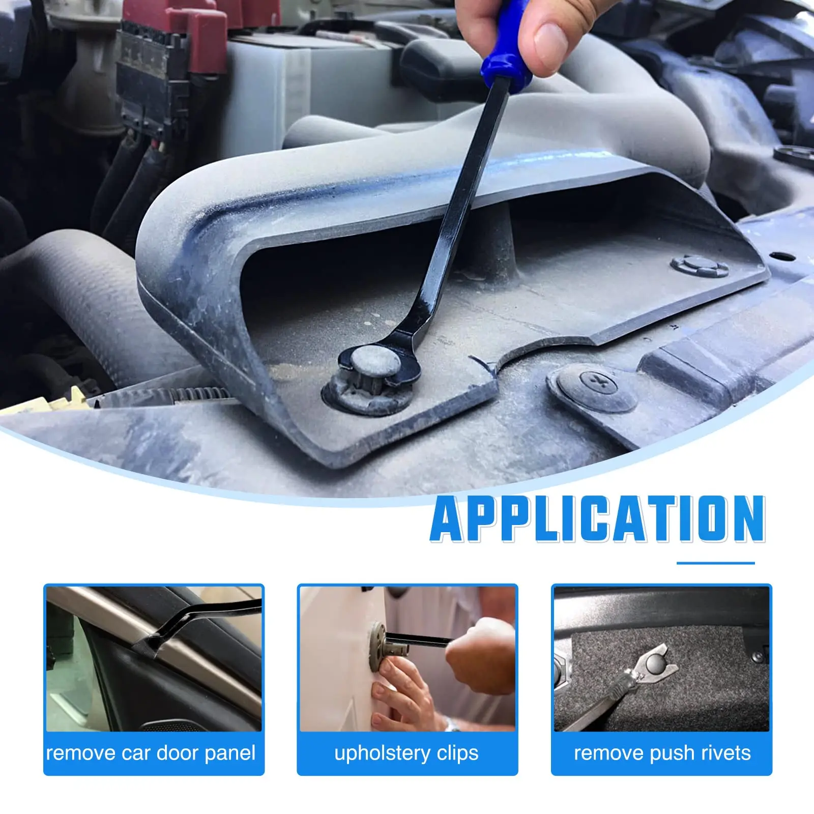 Auto Door Clip Panel Trim Removal Tools Kits Navigation Blades Disassembly Plastic Car Interior Seesaw Conversion Repairing Tool