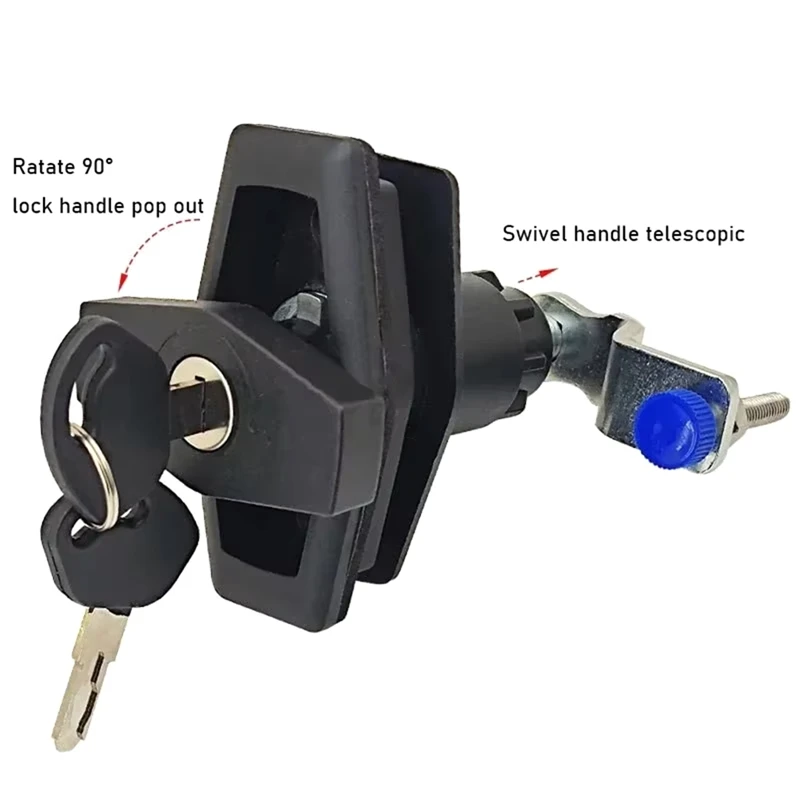 Compartment Door Locker PUSH -Up Door Lock For Swift Elldis Caravan RV Door Lock