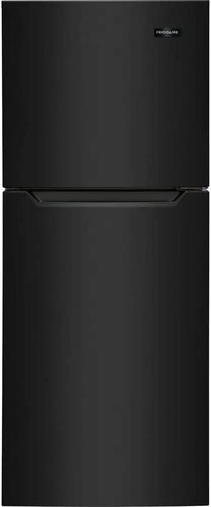 10.1 Cu. Ft. Compact ADA Top Freezer Refrigerator in Black with Electronic Control Panel, Reversible Door Swing