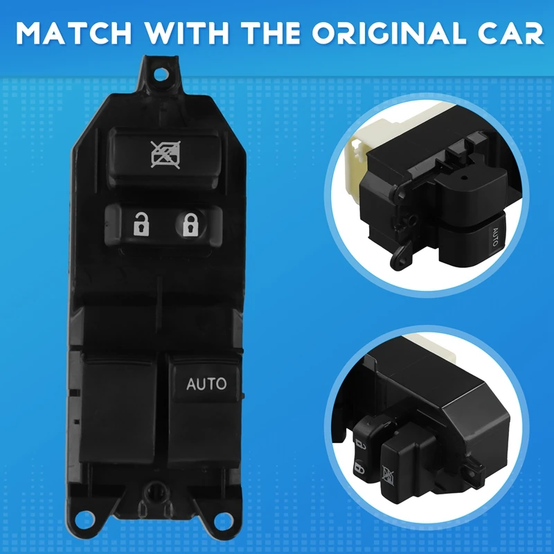 Power Master Window Control Switch Window Glass Lift Switch For Toyota Yaris Rav 4 Corolla 2005-2011 RHD 84820-0D100