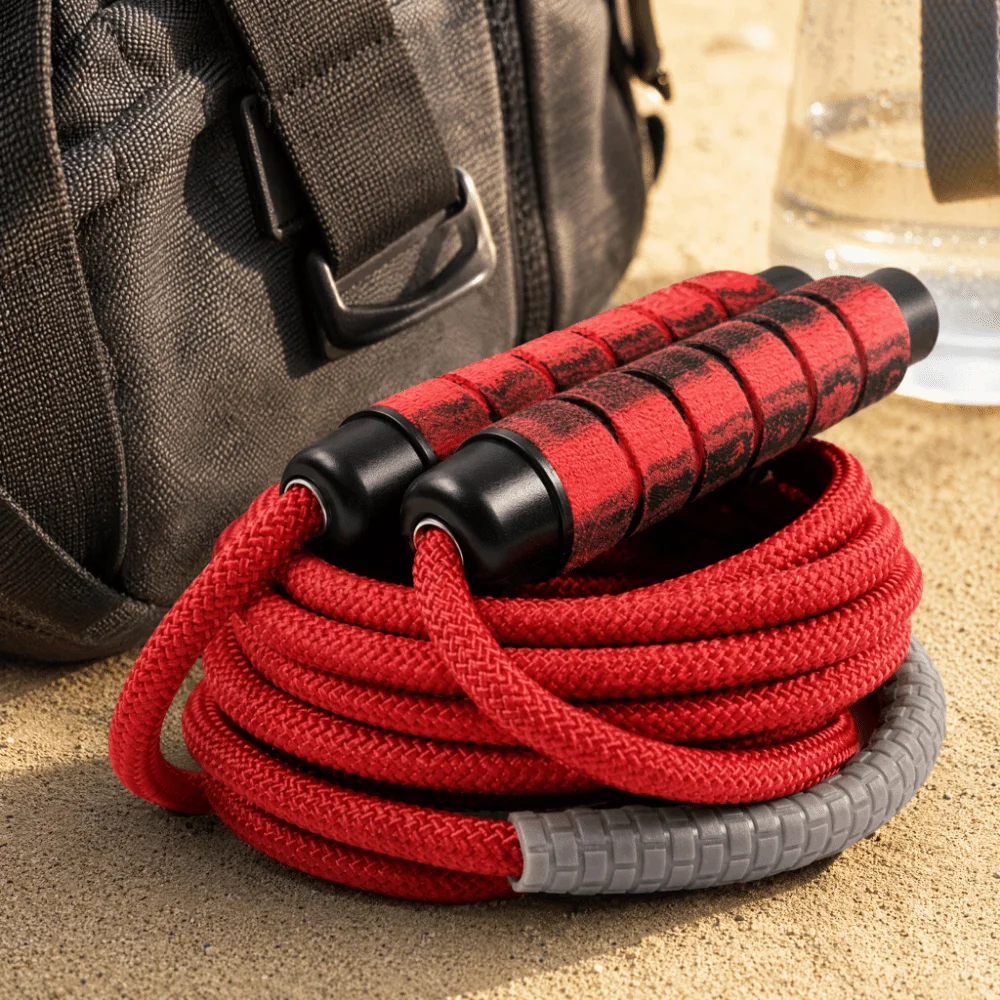 2pcs 5 Meters Length Multi Person Jump Rope Adjustable Handle Group Use Design Adjustable Skipping Rope Heavy Duty Rope