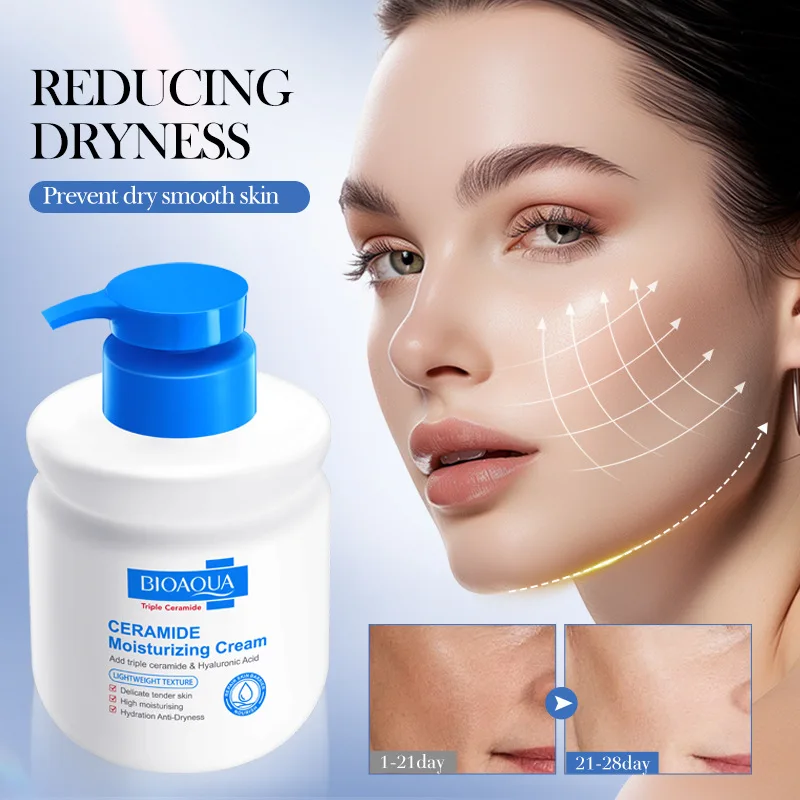 

400g Ceramide Hyaluronic Acid Moisturizing Cream Delicate Tender Skin High Moisturising Hydration Anti-Dryness