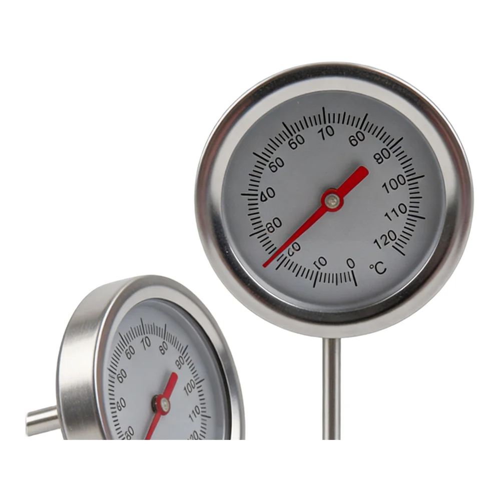 Compost Thermometer 19.7 Inch Stainless Steel Probe Soil Temperature Gauge For For Celsius And Fahrenheit Gardening Monitoring T