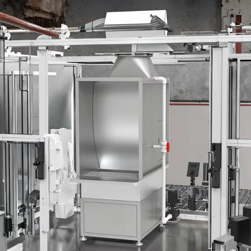 New Shoe Manufacturer Outsole Spray Painting Exhaust Gas Treatment Spray Cabinet Suitable for Manufacturing Plants