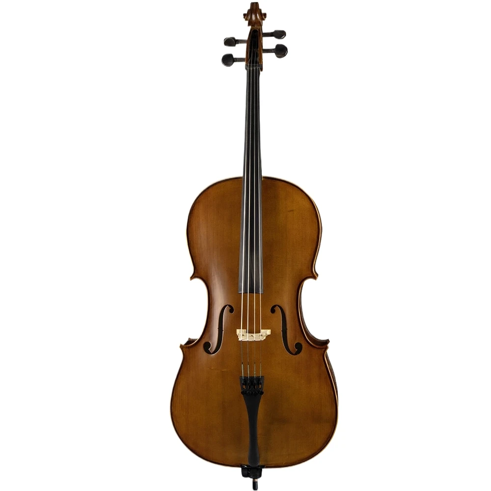 Handmade 1/8-4/4 Cello 1727 Stradivari Pattern Solid Wood European Origin Ideal Starter Instrument