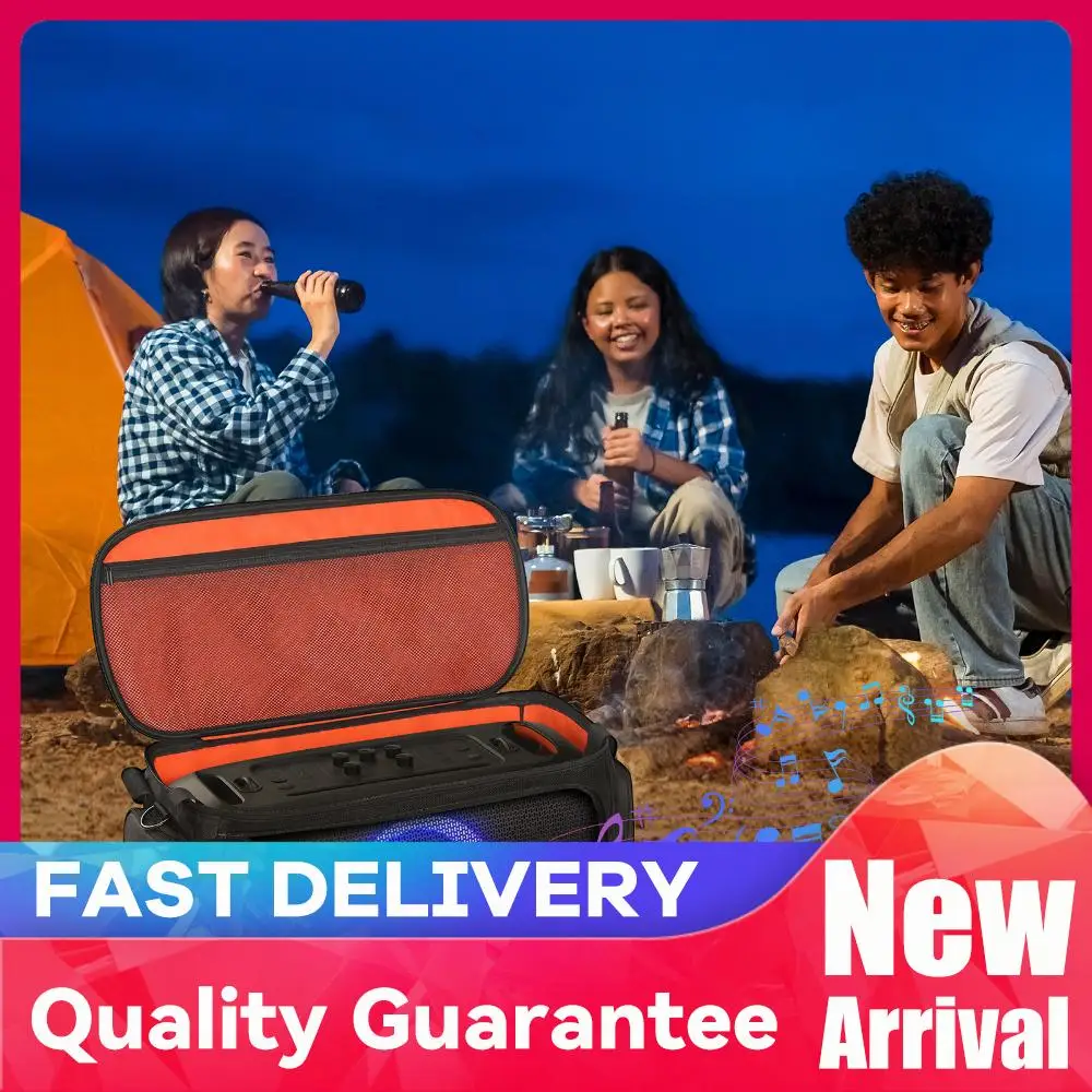 

Портативная сумка-чехол для переноски колонки, ударопрочный защитный чехол с плечевым ремнем для JBL PartyBox On The Go 2 BT Speaker
