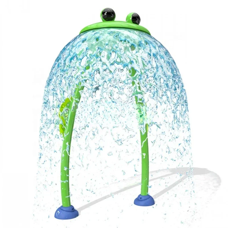 Frog Splash Pad Equipment Aqua Park Spray Sprinkler For Kids