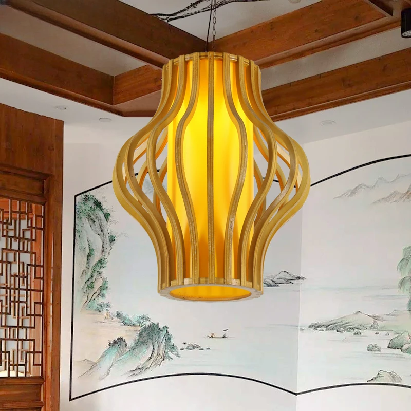 Chinese Creative Catering Lantern Tea House Restaurant Hot Pot Restaurant Japanese Restaurant Clubhouse Project Advertising Deco