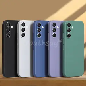 Samsung Galaxy S24 FE CASE SILICONE PLAIN PLATION COVER COVER SAMSUNG S24 FE S23 FE S21 S22 PLUS ULTRA COVER RUBBERS23 FE CASE 10ベストセールスサムスンギャラクシーZフリップケースセーラームーン-2
