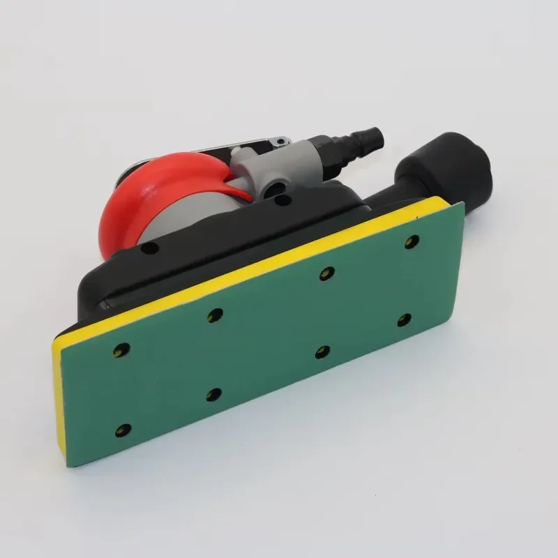 70x198mm Pneumatic Square Sander Air Powered Woodworking Track Sanding Tool for Furniture Polishing and Surface Finishing