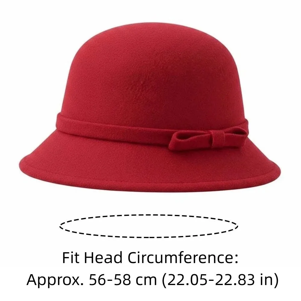Koreanischer Wintermütze-Stil, warme Wollmütze, weicher Filzmütze, Retro-Klappmütze, einfarbig, schickes Design, Vintage-Fedora-Mütze, modische Damenmütze. – Detail 1