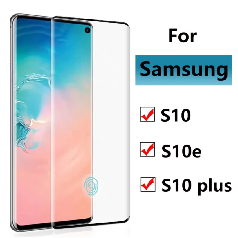 

Защитное стекло для samsung galaxy s10, закаленная защитная пленка для экрана s10plus s10e, защитная пленка для экрана, 3d лист камеры