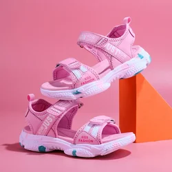 2023 estate marca scarpe da spiaggia antiscivolo sandali per bambini ragazze scarpe Casual bambini fiori principessa scarpe basse taglia 29-38