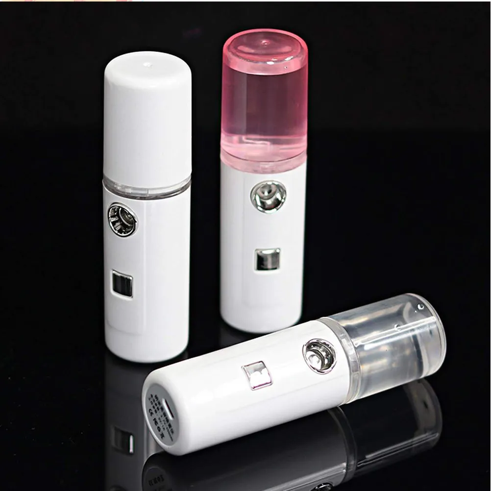 1Pcs USB Portable Facial Steamer 20ml Nano Spray Face Hydrator Humidifier Handheld Moisturizing Pore Cleaner