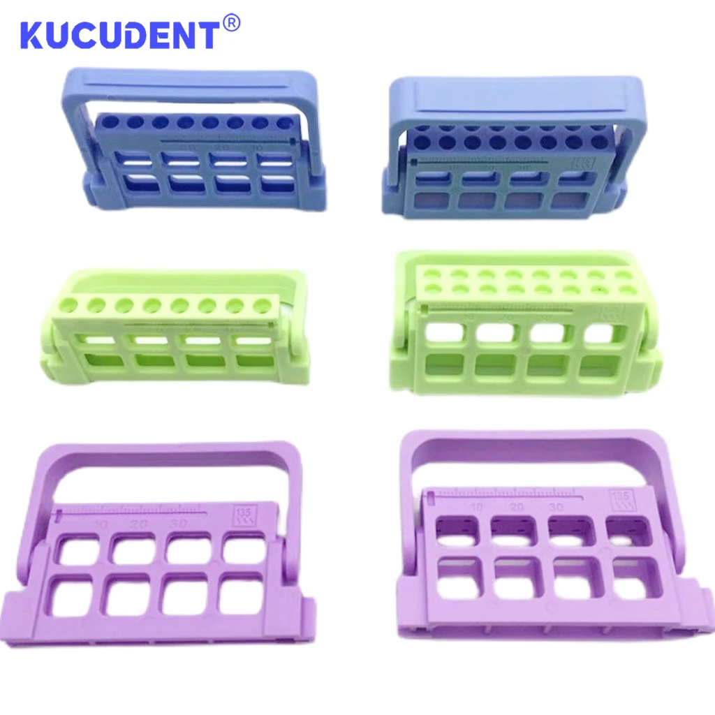 8/16 Holes Dental Root Canal File Block Holder Endodontic Drill Stand Endo Box Autoclavable Endo Files Holder For Endodontic Fil