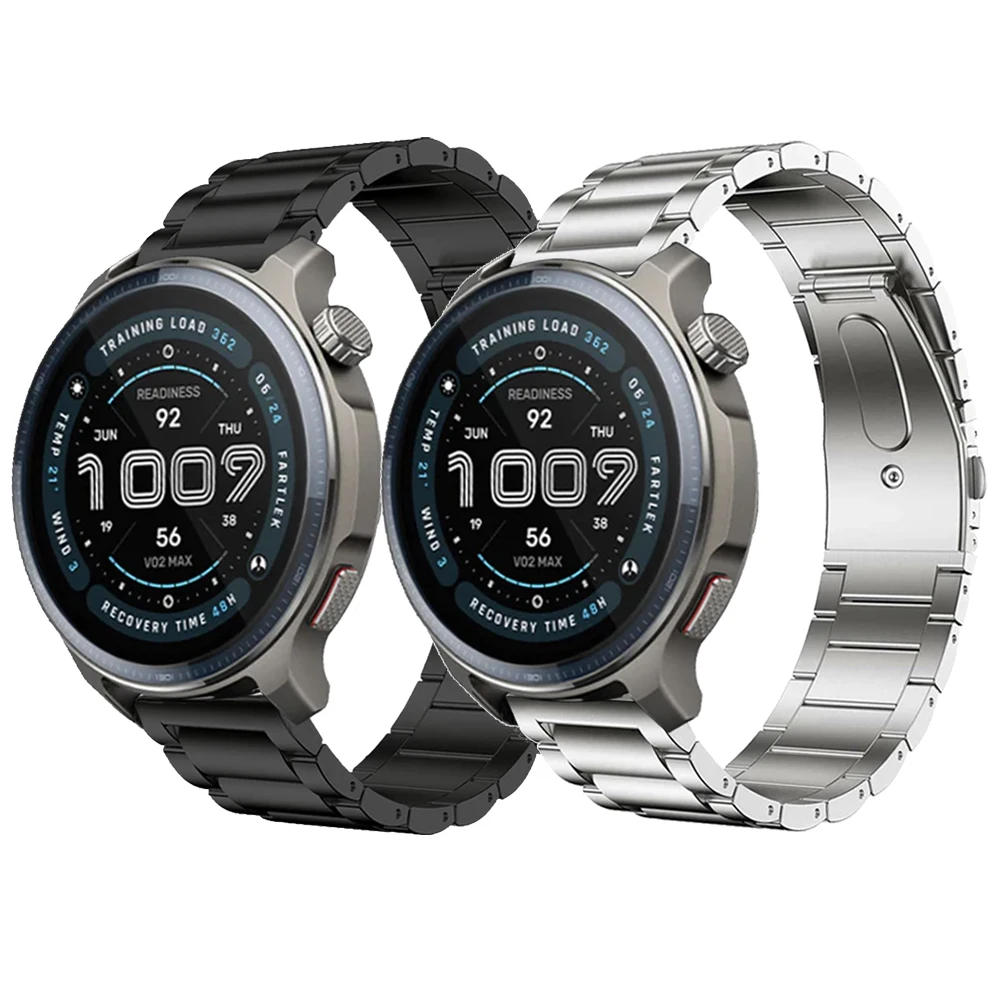 22 mm Titanarmband für Huami Amazfit BALANCE/Balance 2 Metallbänder Amazfit GTR4 GTR3 Pro Cheetah Stratos 3 2S Business-Armband