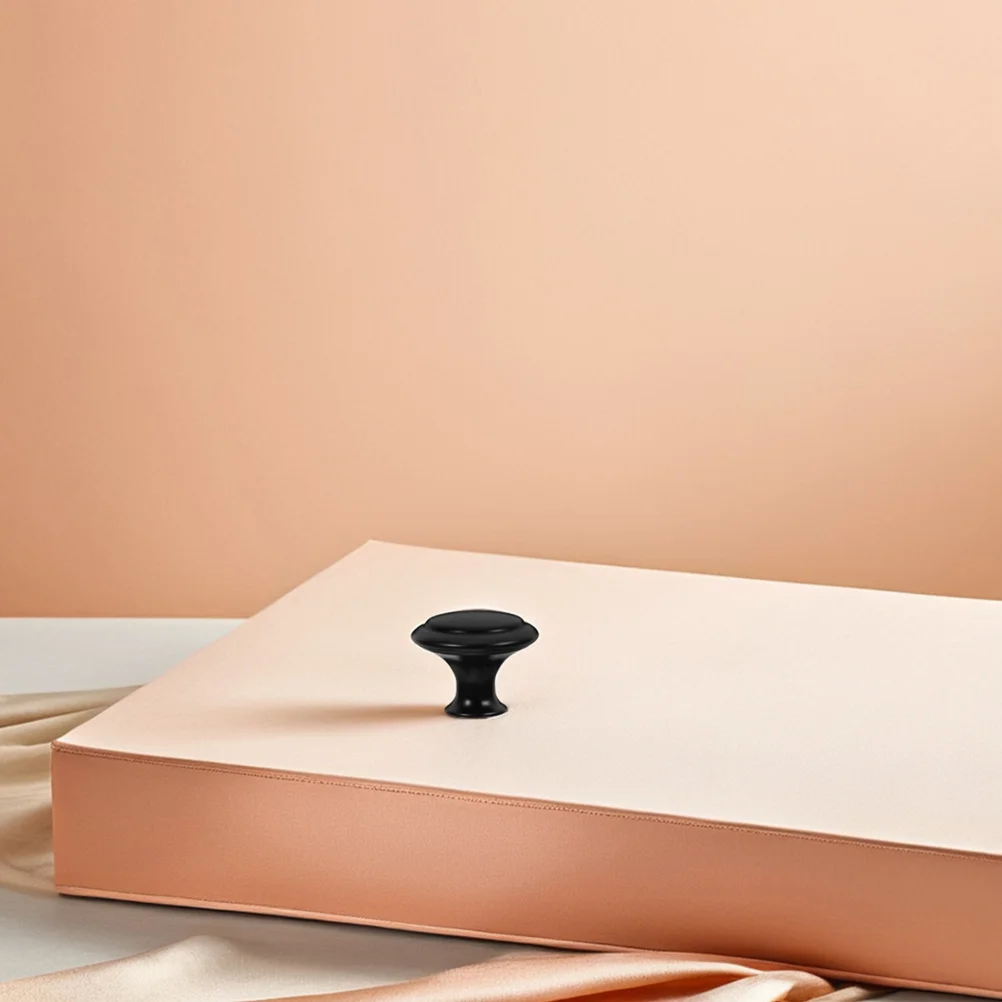 

12Pcs Stainless Steel Mushroom Cabinet Handles Round Single Hole Drawer Pulls Wardrobe Door Knobs for Kitchen Bedroom Office