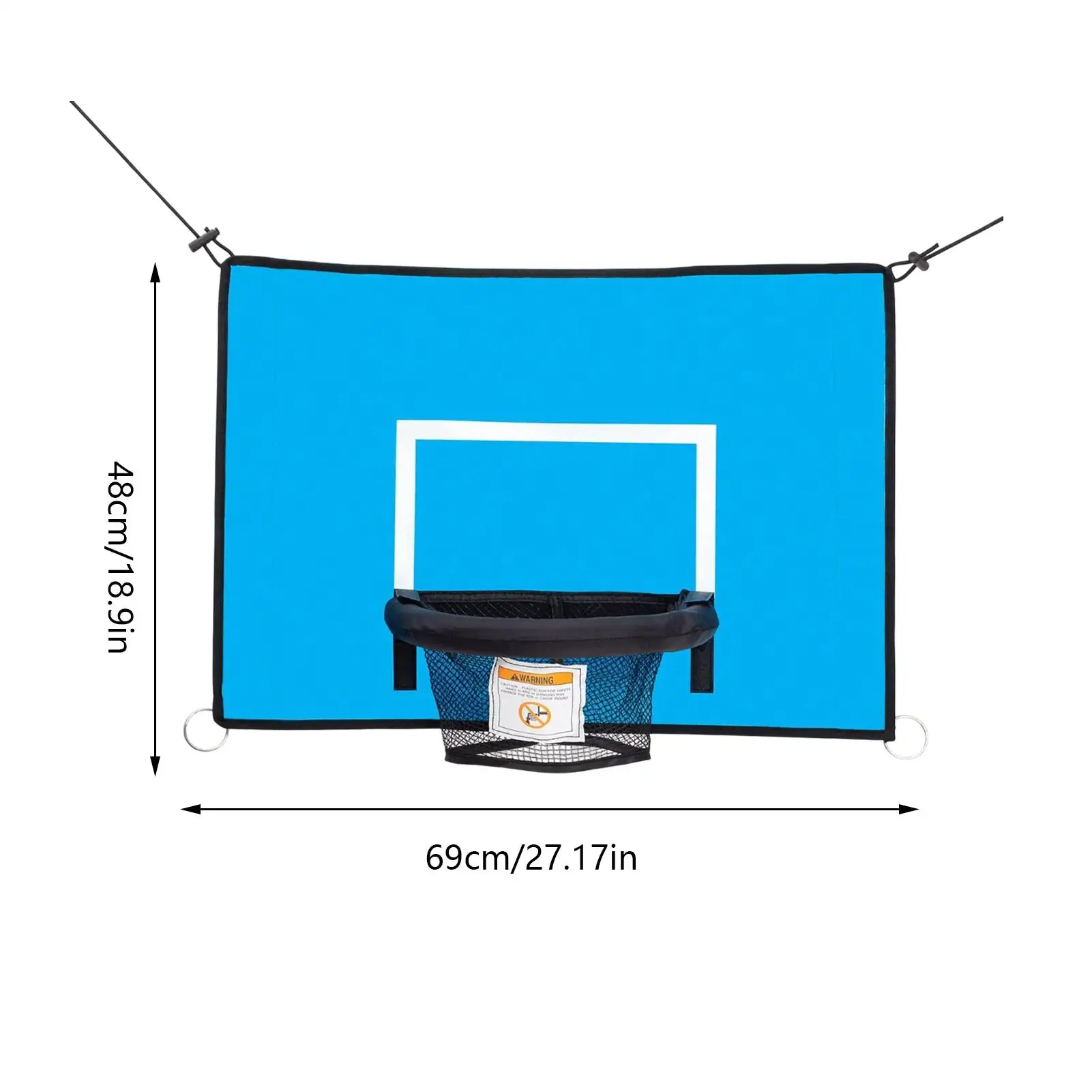Trampolín baloncesto Dunking Hoop con bomba pelotas de baloncesto, aro sistema de ejercicios de baloncesto fácil instalación para parque