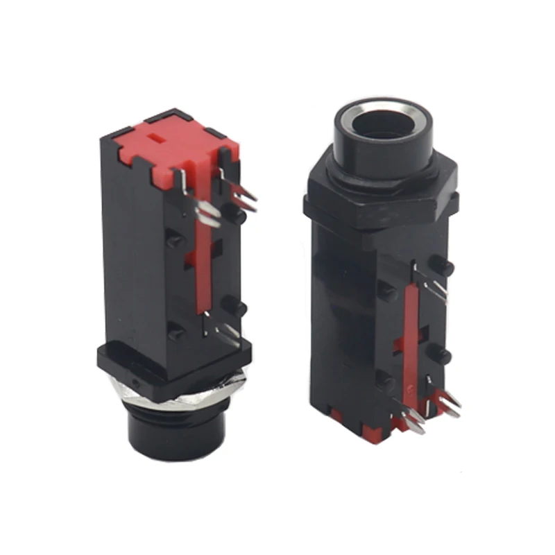 

【10-5 шт.】аудиоразъем 6,35 мм 3-контактный моно аудио стерео аудио разъем для микрофона сварочная линия для разъема микрофона