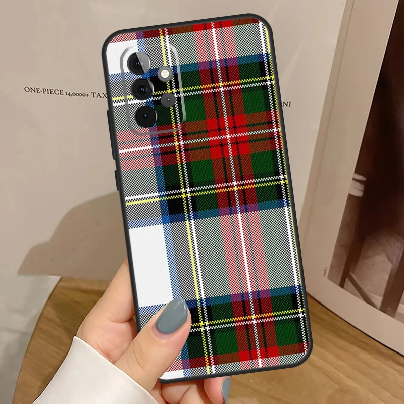 Clan Stewart Dress Tartan Plaid For Samsung Galaxy A53 A33 A13 A23 A15 A25 A35 A55 A51 A71 A12 A32 A52 A14 A34 A54 Case