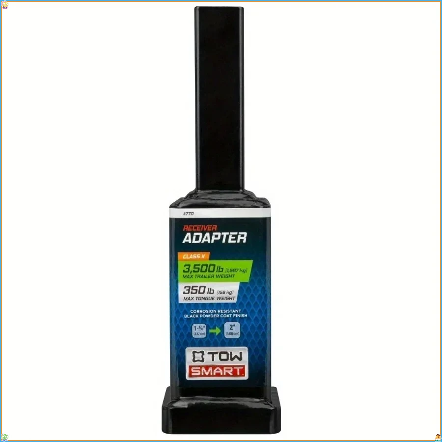 

Переходник приемника класса II-III 1-1/4 дюйма на 2 дюйма 770, сверхмощная стальная конструкция для чрезвычайных прочности и буксировки