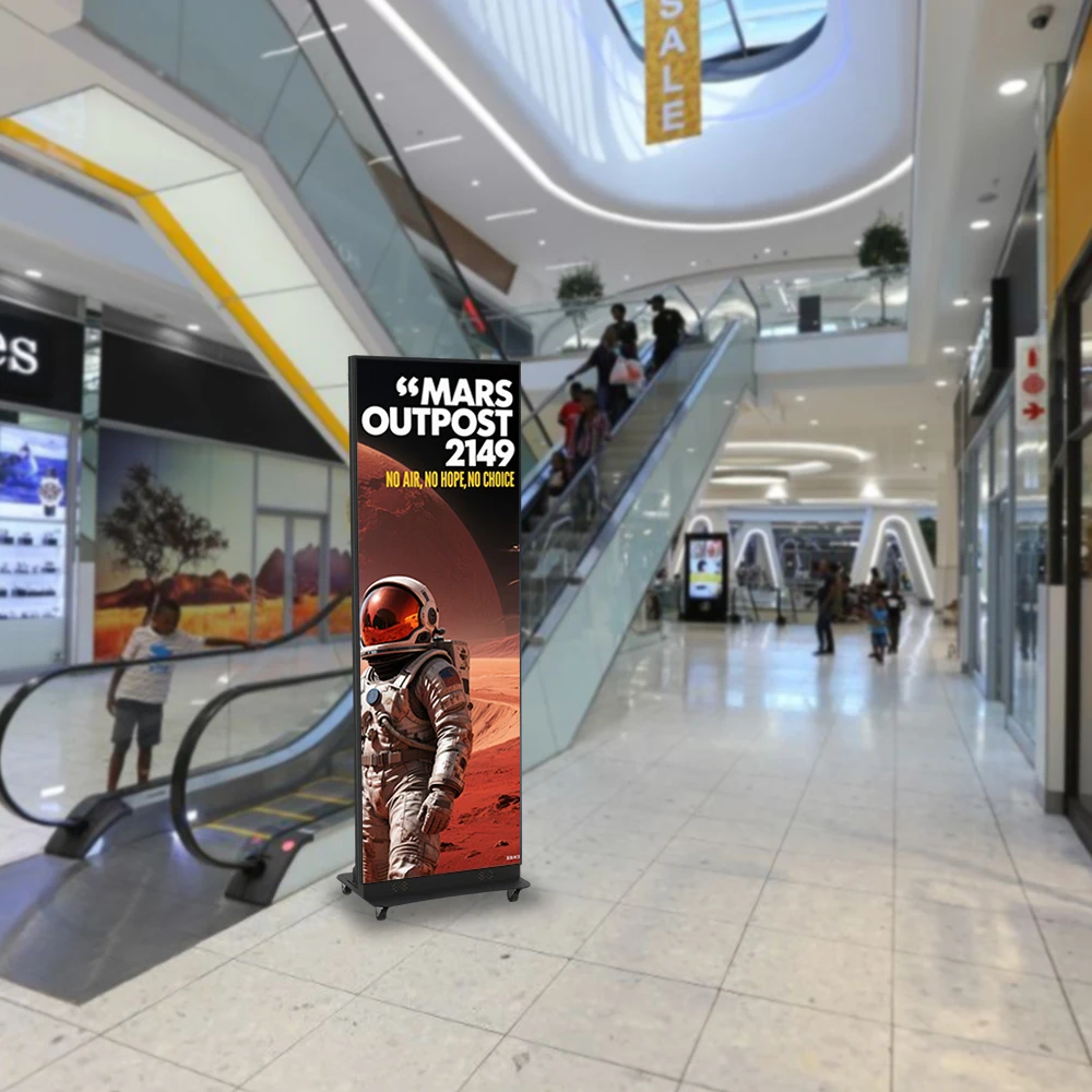 Screen Innovative Collapsible Digital Promotional Panel High Resolution Aluminum Frame Professional Advertising Tool