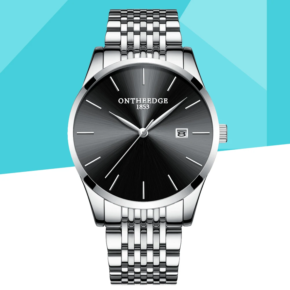 

Steel Strap Quartz Watch for Men Waterproof Wristwatch with Calendar Display Fashion Business Design Precise Time Keeping Luxury