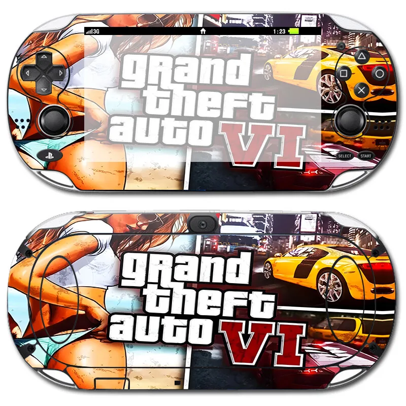 New Game  Vinyl Skin Sticker Protector For PSvita 1000 For PSv 1000 Decal Cover