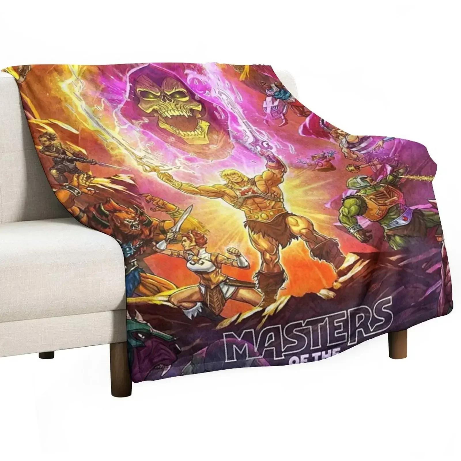 Masters Of The Universe Revelation Throw Blanket Decorative Sofa Nap Blankets