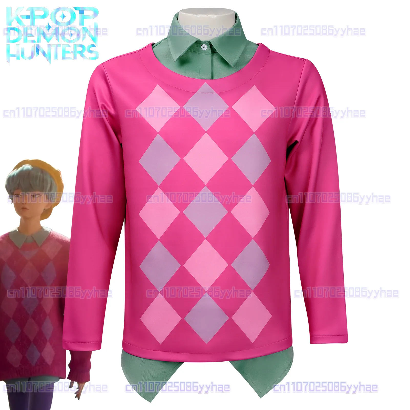 KPOP Demon Hunter Abby Baby Mystery Romance Cosplay Jinu Saja Jungen Halloween Party Kostüm Set