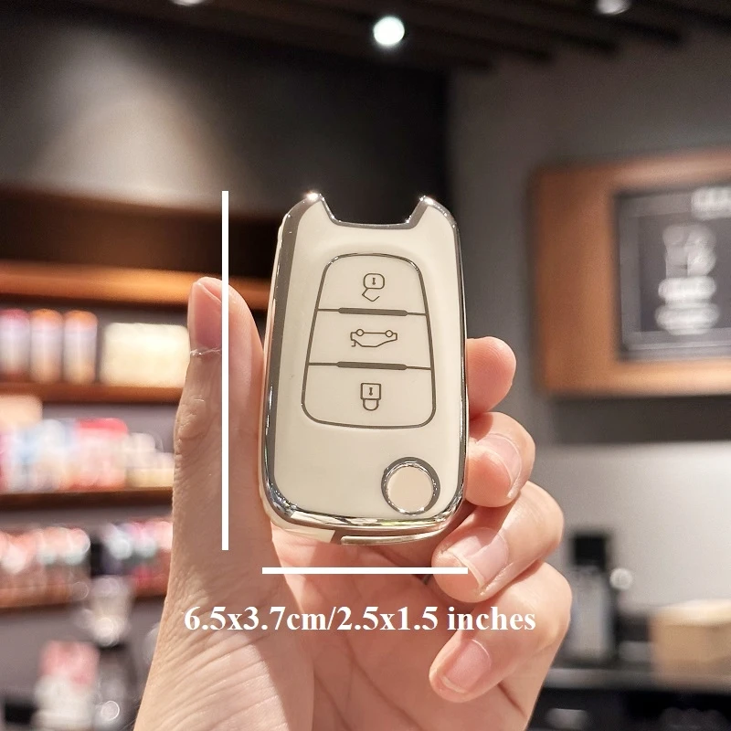 Key Fob Cover for Hyundai i10 i20 ix20 i30 ix35 for Kia Ceed Soul Sportage Venga Keychain Lanyard