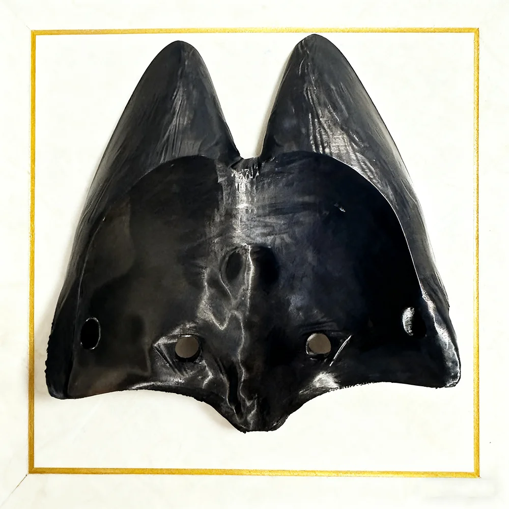 Maska do cosplayu SILENT HILL F Shimizu Hinako, dla dorosłych, na pół twarzy, druk 3D, maska lisa, rekwizyt na Halloween, maskarada.