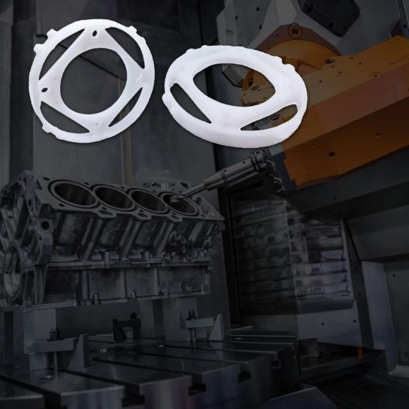5pcs 100x60x15mm 15 ° خطوات أبيض تحديد موقع الحلقات السفلية قوس الدعم لكؤوس الشفط