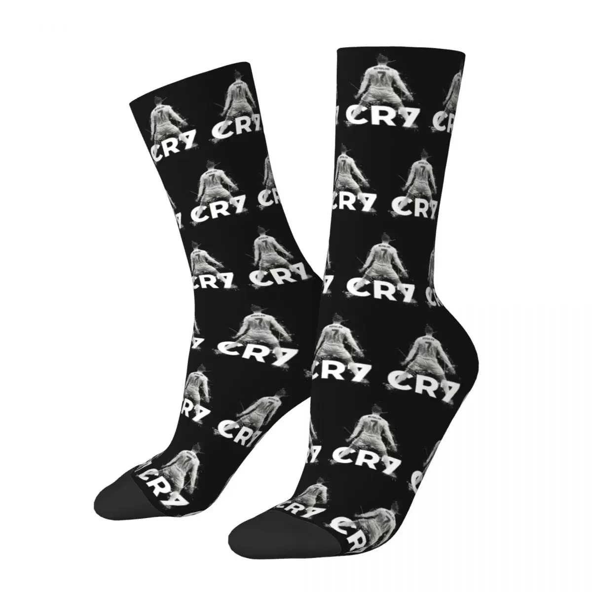 Fashion Men's Socks Hip Hop Cristiano  CR7 Sock Polyester Sport Women Stockings Spring Summer Autumn Winter