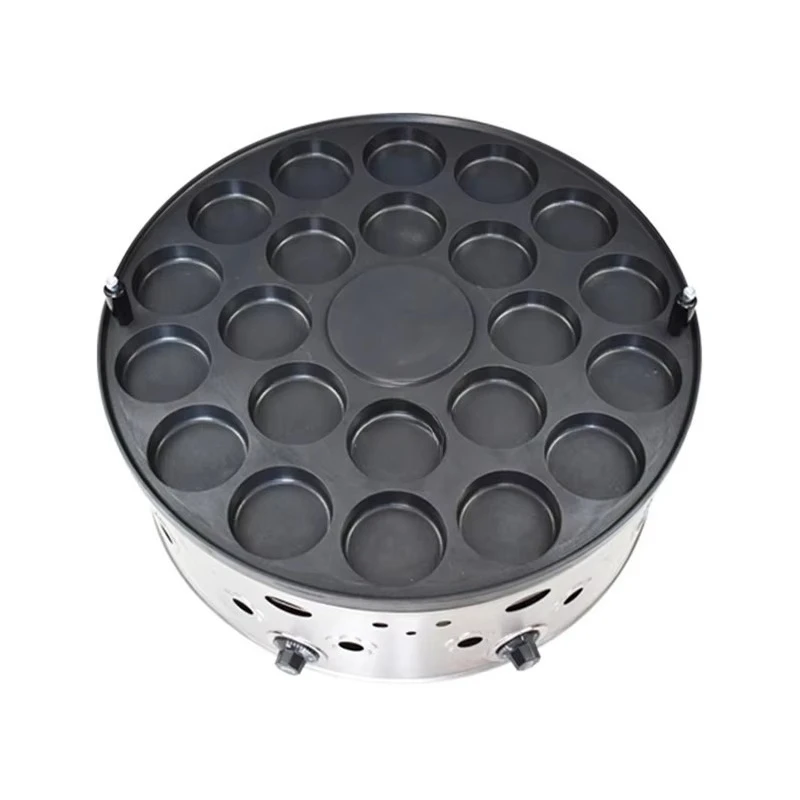 18 Holes 22 Holes 26 Holes Japan Street Food Red Beans Wheel Cake Maker Wheel Pie Cake Obanyaki Making Machine