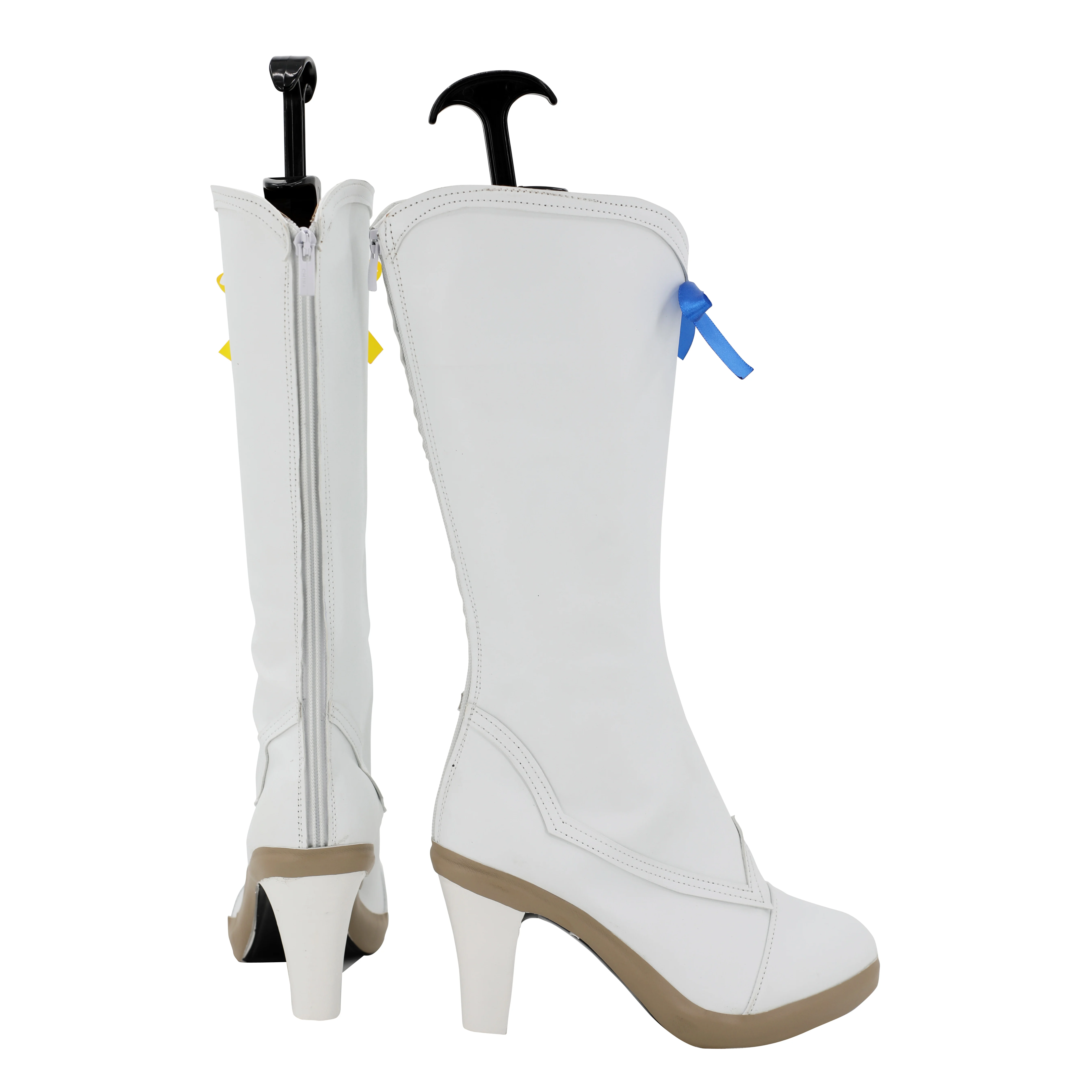 Anime Cosplay PU Botas para o Halloween, Love Live, Minami, sapatos, suporte, Custom Made