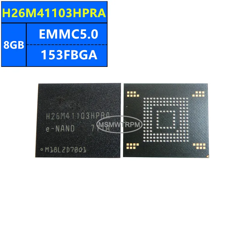 H26M41103HPRL H26M41103HPRA THGBMFG6C1LBAIT EMMC5.0 8GB 153FBGA Chip de memoria IC componentes electrónicos nuevo Original
