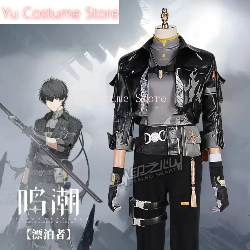 Yu Men Rover Cosplay Game Wuthering Waves Costume V2.0 Fashion Handsome Combat Unifrom Halloween Party Role Play Clothing