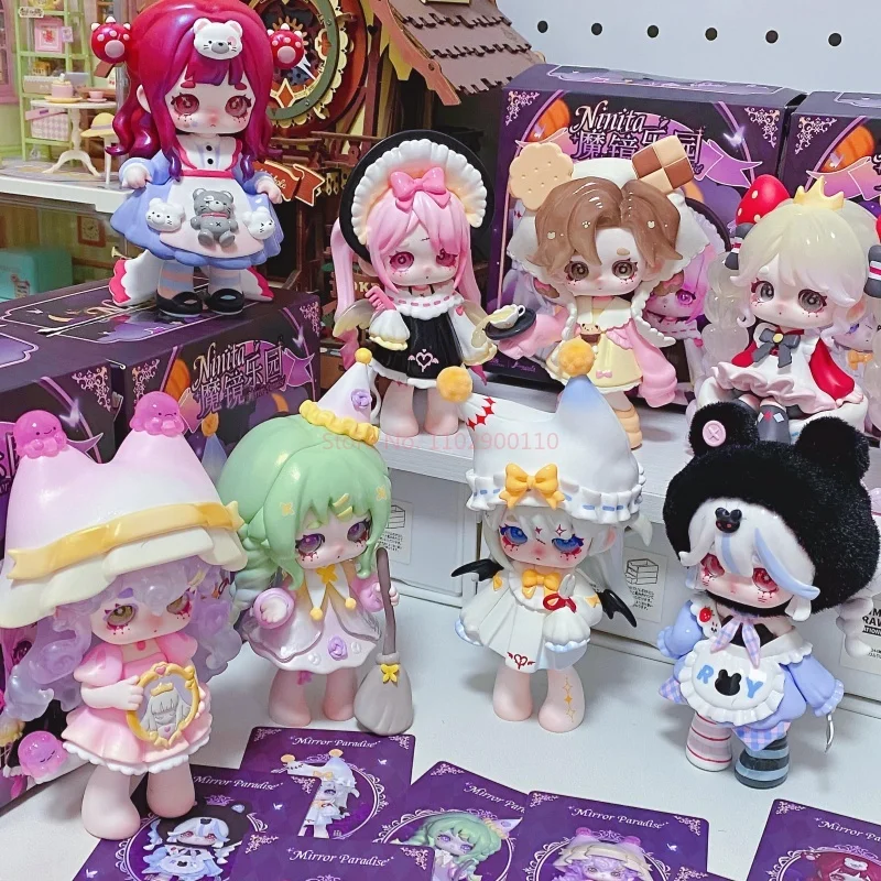 

Серия Ninita Magic Mirror Paradise, оригинальные модные фигурки первого поколения, слепая коробка, коллекционные игрушки, декоративные предметы