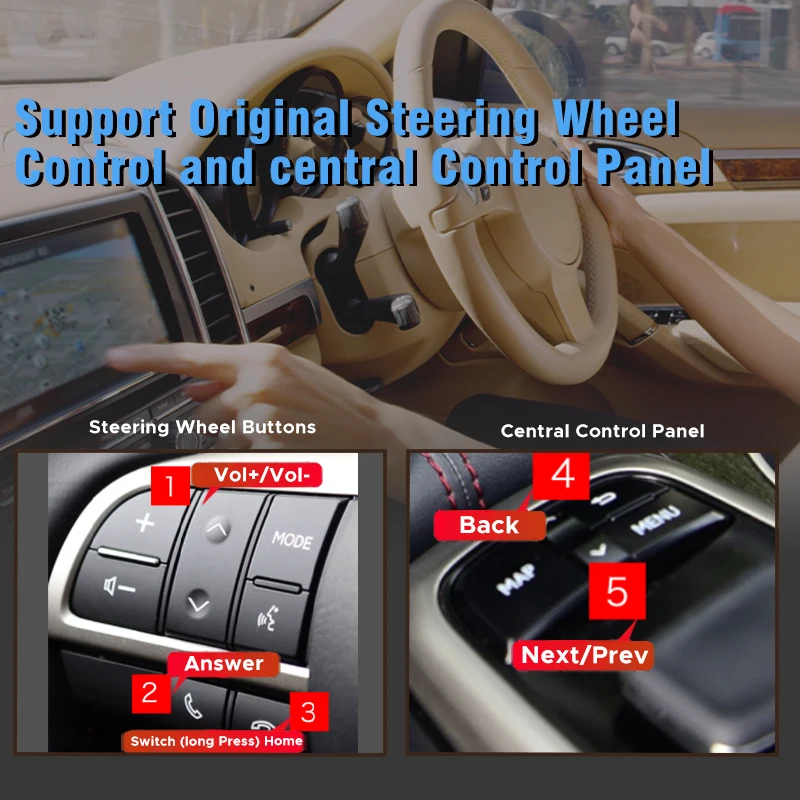 لاسلكي CarPlay أندرويد السيارات لكزس RC 2014-2019 نظام مزدوج التوصيل والتشغيل مرآة رابط الملاحة OEM يتحكم في اتصال سريع